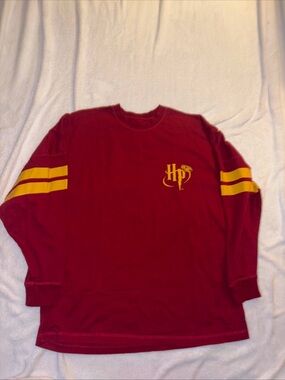 Harry Potter Spirit Jersey Adult Med Wizardly World Universal Studios Burgundy